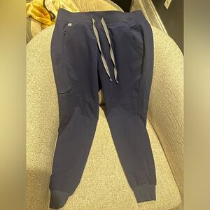 Figs navy pants. Size small